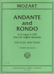 アンダンテとロンド・ト長調・K.250「ハフナー セレナーデ」より（モーツァルト）  (フルート＋ピアノ)【Andante and Rondo in G major, K. 250】
