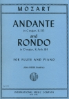 アンダンテ・ハ長調・K.315 ＆ ロンド・ニ長調・K. Anh. 184（モーツァルト）  (フルート＋ピアノ)【Andante in C Major Rondo in D Major】