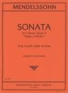 ヴァイオリン・ソナタ・ヘ短調・Op.4（フェリックス・メンデルスゾーン）  (フルート＋ピアノ)【Sonata in F minor Op.4】