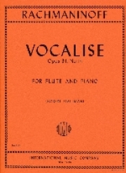 ヴォカリーズ・Op.34・No.14  (フルート＋ピアノ)【Vocalise, Opus 34 No. 14】