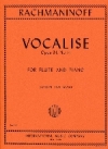ヴォカリーズ・Op.34・No.14  (フルート＋ピアノ)【Vocalise, Opus 34 No. 14】