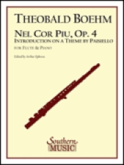 「うつろな心」による主題と変奏・Op.4（テオバルト・ベーム）  (フルート＋ピアノ)【Nel Cor Piu】