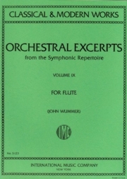 オーケストラ・スタディー・第９巻  (フルート)【ORCHESTRAL EXCERPTS:Volume IX】