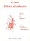 ガヴォットとタンブーラン（フランソワ・ジョセフ・ゴセック）  (フルート＋ピアノ)【GAVOTTE ET TAMBOURIN】