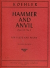 鉄床（かなとこ）と鎚（つち）・Op.82・No.5（エルネスト・ケーラー）  (フルート＋ピアノ)【Hammer and Anvil, Op. 82 No. 5】