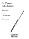 狩、華麗なギャロップ・Op.250・No.6（ウィルヘルム・ポップ）  (フルート＋ピアノ)【La Chasse Galop Brillante】