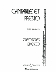 カンタービレとプレスト（ジョルジュ・エネスコ）  (フルート＋ピアノ)【Cantabile Et Presto】