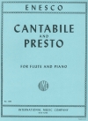 カンタービレとプレスト（ジョルジュ・エネスク）（フルート+ピアノ）【Cantabile and Presto】