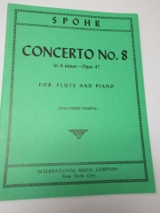 協奏曲・イ短調・No.8・Op.47（ルイ・シュポーア）  (フルート＋ピアノ)【Concerto No. 8 in A minor, Op. 47】