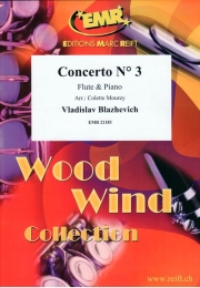 協奏曲・3番（ウラディスラフ・ブラゼヴィッチ）  (フルート＋ピアノ)【Concerto No. 3】