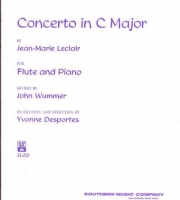 協奏曲・ハ長調（ジャン・マリール・クレール）  (フルート＋ピアノ)【Concerto In C Major】