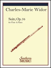 組曲・Ｏp.34（シャルル・マリー・ヴィドール）  (フルート＋ピアノ)【Suite for Flute Op. 34 No. 1】