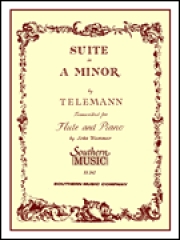 組曲・イ短調 （テレマン）  (フルート＋ピアノ)【Suite In A Minor】