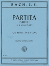 組曲・ハ短調・BWV997（バッハ）  (フルート＋ピアノ)【Partita (Suite) in C minor, S.997】