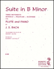 組曲・ロ短調（バッハ）  (フルート＋ピアノ)【SUITE IN B MINOR】