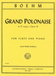 グランド・ポロネーズ・ニ長調・Op.16（テオバルト・ベーム）  (フルート＋ピアノ)【Grande Polonaise in D major, Op.16】