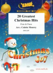 クリスマス・ヒット・20曲集  (フルート＋ピアノ)【20 Greatest Christmas Hits】