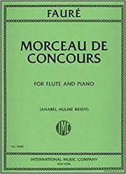 コンクール用小品（ガブリエル・フォーレ）  (フルート＋ピアノ)【Morceau de Concours】