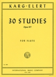 30の奇想練習曲・Op.107  (ジークフリート・カーク・エラート)【30 Studies, Op. 107】