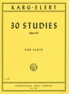 30の奇想練習曲・Op.107  (ジークフリート・カーク・エラート)【30 Studies, Op. 107】