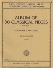 30のクラシック曲集・第１巻  (フルート＋ピアノ)【30 Classical Pieces, Volume I】