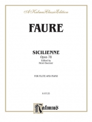シシリエンヌ・Op.78（ガブリエル・フォーレ）  (フルート＋ピアノ)【Sicilienne Op 78】