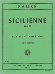 シシリエンヌ Op.78（ガブリエル・フォーレ）  (フルート＋ピアノ)【Sicilienne Op 78】