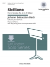 シチリアーナ（バッハ）  (フルート＋ピアノ)【Siciliano BWV 1031】