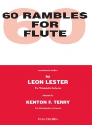 60・ランブルス・フォー・フルート（レオン・レスター）  (フルート)【60 Rambles for Flute】