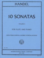 10のフルート・ソナタ・Vol.2 (ヘンデル)  (フルート＋ピアノ)【10 Sonatas Vol 2】