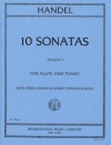 10のフルート・ソナタ・Vol.2 (ヘンデル)  (フルート＋ピアノ)【10 Sonatas Vol 2】