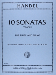 10のフルート・ソナタ・Vol.1 (ヘンデル)  (フルート＋ピアノ)【10 Sonatas Vol 1】