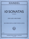 10のフルート・ソナタ・Vol.1 (ヘンデル)  (フルート＋ピアノ)【10 Sonatas Vol 1】