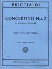 小協奏曲・第二番・ト長調・Op.48（ジュリオ・ブリッチャルディ）  (フルート＋ピアノ)【Concertino No. 2 in G major, Op. 48】