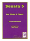 ソナタ・No.5（ゲイリー・ショッカー）  (フルート＋ピアノ)【Sonata No.5】