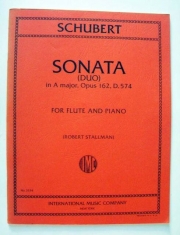 ソナタ（二重奏）・イ長調・Op.162・D.574（フランツ・シューベルト）  (フルート＋ピアノ)【Sonata (Duo) in A major, Op. 162, D. 574】