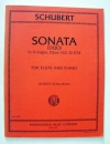 ソナタ（二重奏）・イ長調・Op.162・D.574（フランツ・シューベルト）  (フルート＋ピアノ)【Sonata (Duo) in A major, Op. 162, D. 574】