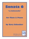 ソナタ６「ラ・サルモネラ」（ゲイリー・ショッカー）  (フルート＋ピアノ)【Sonata 6 La Salmonella】