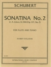 ソナチネ・No.2・イ短調・D.385（フランツ・シューベルト）（Op. 137, No.2）  (フルート＋ピアノ)【Sonatina No.2 in A minor. D. 385, (Op 137, No.2)】