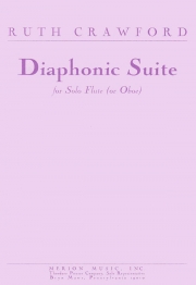ダイアフォン組曲（ルース ・クロフォード＝シーガー）  (フルート)【Diaphonic Suite】