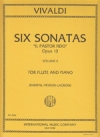 「忠実な羊飼い」６つのソナタ・第2巻（アントニオ・ヴィヴァルディ） (フルート＋ピアノ)【Six Sonatas (Il Pastor Fido), Op. 13:Volume II】