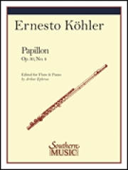 蝶々・Op.30・No.4（エルネスト・ケーラー）  (フルート＋ピアノ)【Papillon】