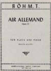 ドイツ民謡による変奏曲・Op.22（テオバルト・ベーム）  (フルート＋ピアノ)【Air Allemand, Op. 22】