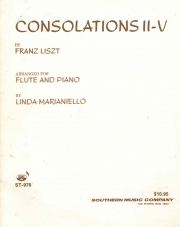 慰め・2-5（フランツ・リスト）  (フルート＋ピアノ)【Consolations (Nos. 2-5)】