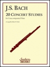 20の演奏会練習曲（バッハ）  (フルート)【20 Concert Studies】