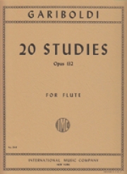 20の小練習曲・Op.132（ジュゼッペ・ガリボルディ）  (フルート)【20 Little Etudes, Op. 132】
