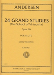 24の技巧的練習曲・Op.60・第1巻（カール・ヨアヒム・アンデルセン）  (フルート)【24 Grand Studies, Op. 60 Volume I】