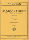 24の技巧的練習曲・Op.60・第1巻（カール・ヨアヒム・アンデルセン）  (フルート)【24 Grand Studies, Op. 60 Volume I】
