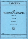 24の技術的練習曲・Op.63・第2巻（カール・ヨアヒム・アンデルセン）（フルート）【24 Technical Studies, Op. 63 Volume II】