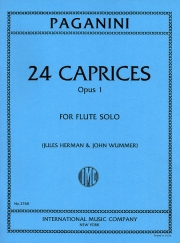 24の小奇想曲・Op.1（24のカプリース）（ニコロ・パガニーニ）  (フルート)【24 Caprices, Op. 1】